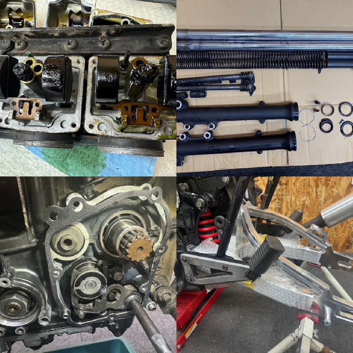 Z400GP フロントフォーク ステムステアリング ジャンク Z400GP フロントフォーク ステムステアリング ジャンク - メルカリ